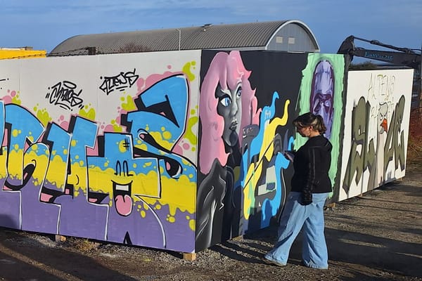 New Legal Graffiti Wall Opens for Artists in the South of the City