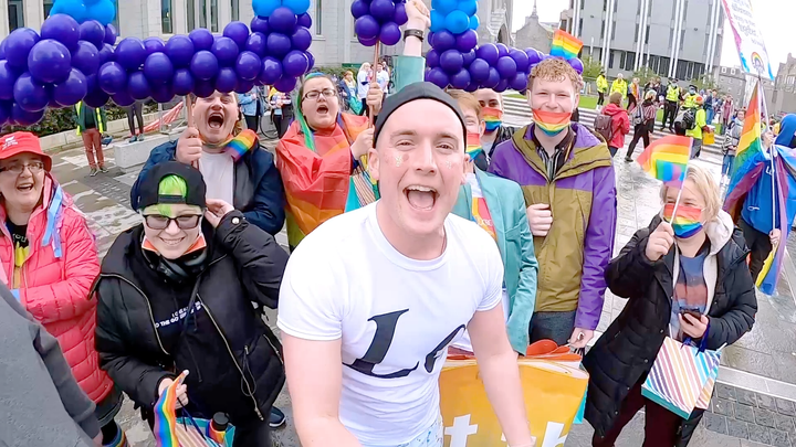 Watch: Aberdeen goes wild for Grampian Pride parade